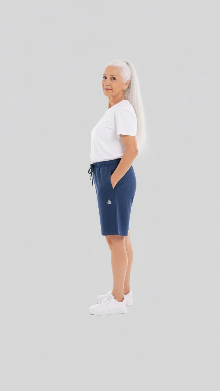 Cure Adaptive Bedridden Patient Care and Treatment Shorts - Snap Fastener