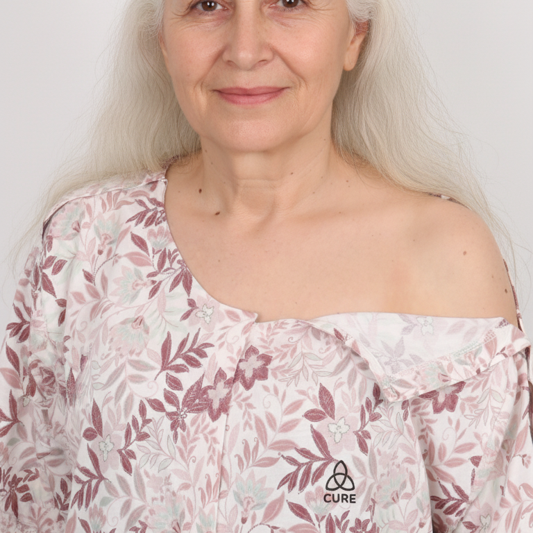 Cure Adaptif Ameliyat Sonrası Tedavi Ve Hasta Bakım Kıyafeti - Viskon Kumaş