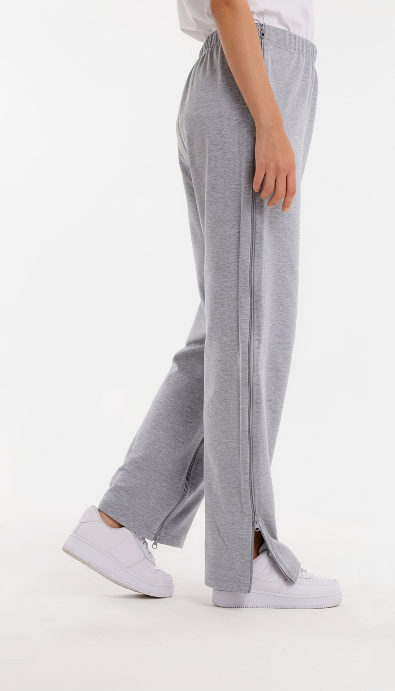 Cure Adaptive Bedridden Patient Care Treatment Pants - with Zipper