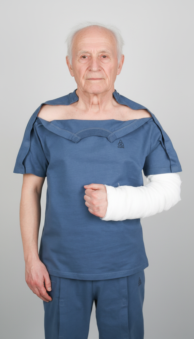 Cure Adaptive Short-Sleeved Fractured Arm - Orthopedic Treatment Garment