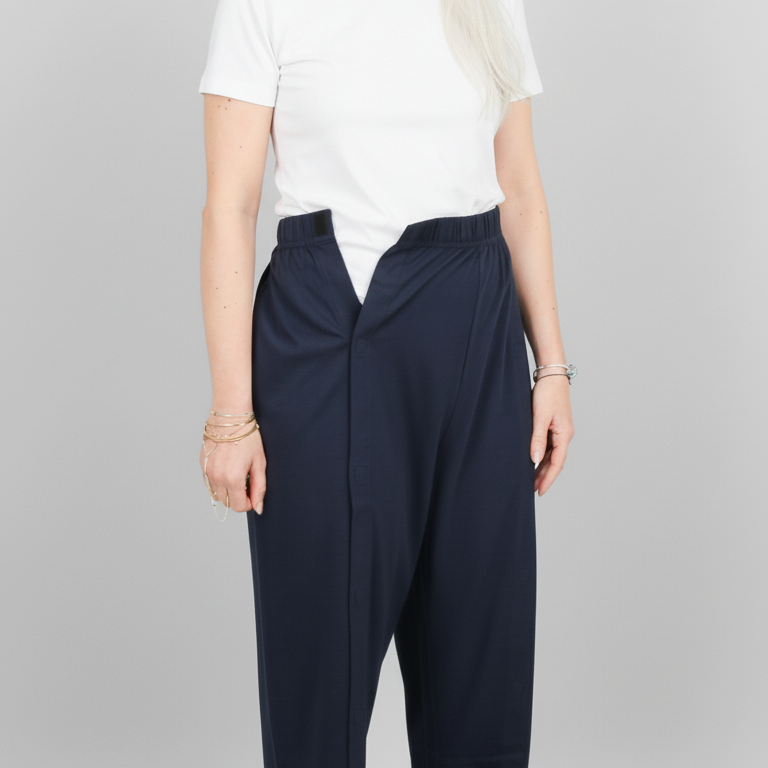 Cure Adaptive Bedridden Patient Care Treatment Pants - Velcro Closure