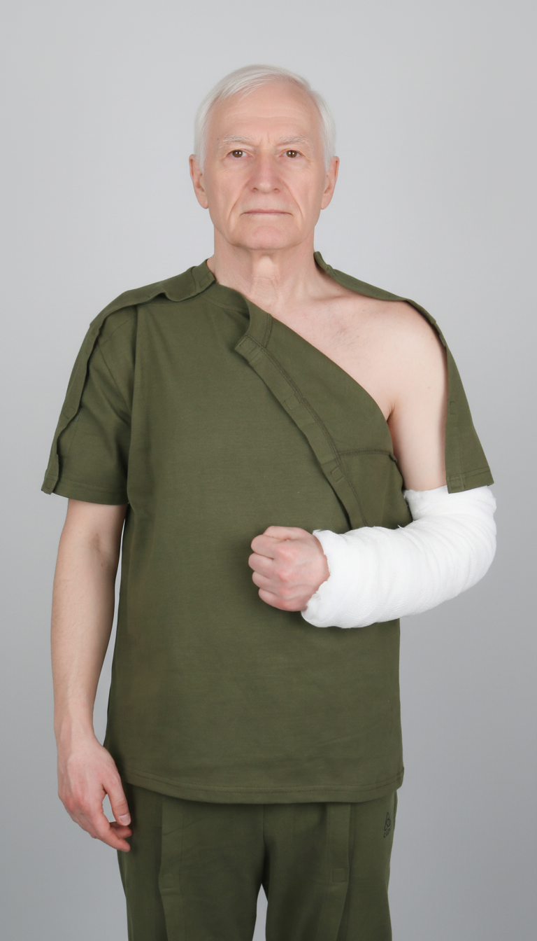 Cure Adaptive Short-Sleeved Fractured Arm - Orthopedic Treatment Garment
