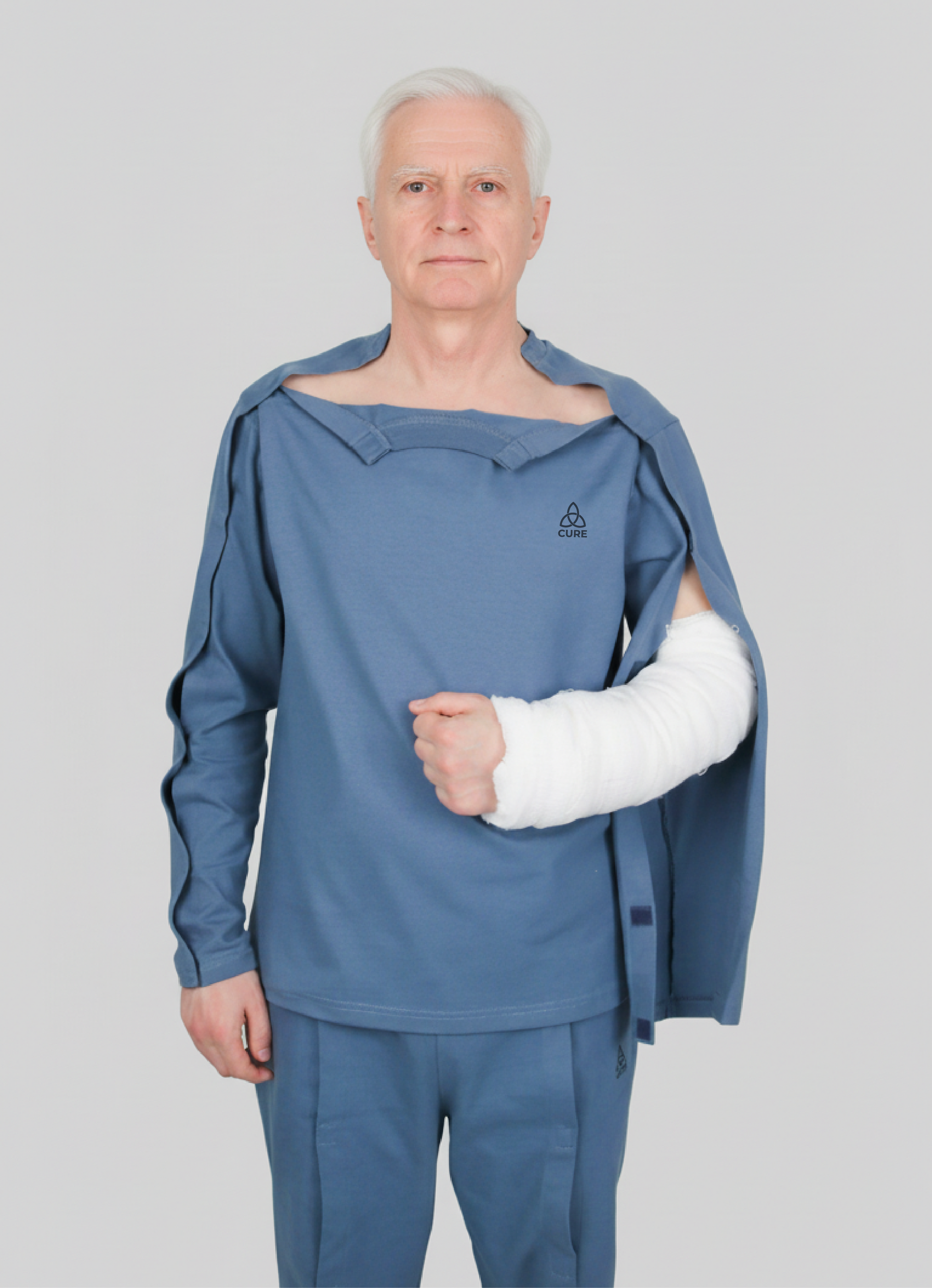 Cure Adaptive Long-Sleeve Fractured Arm - Orthopedic Treatment Garment