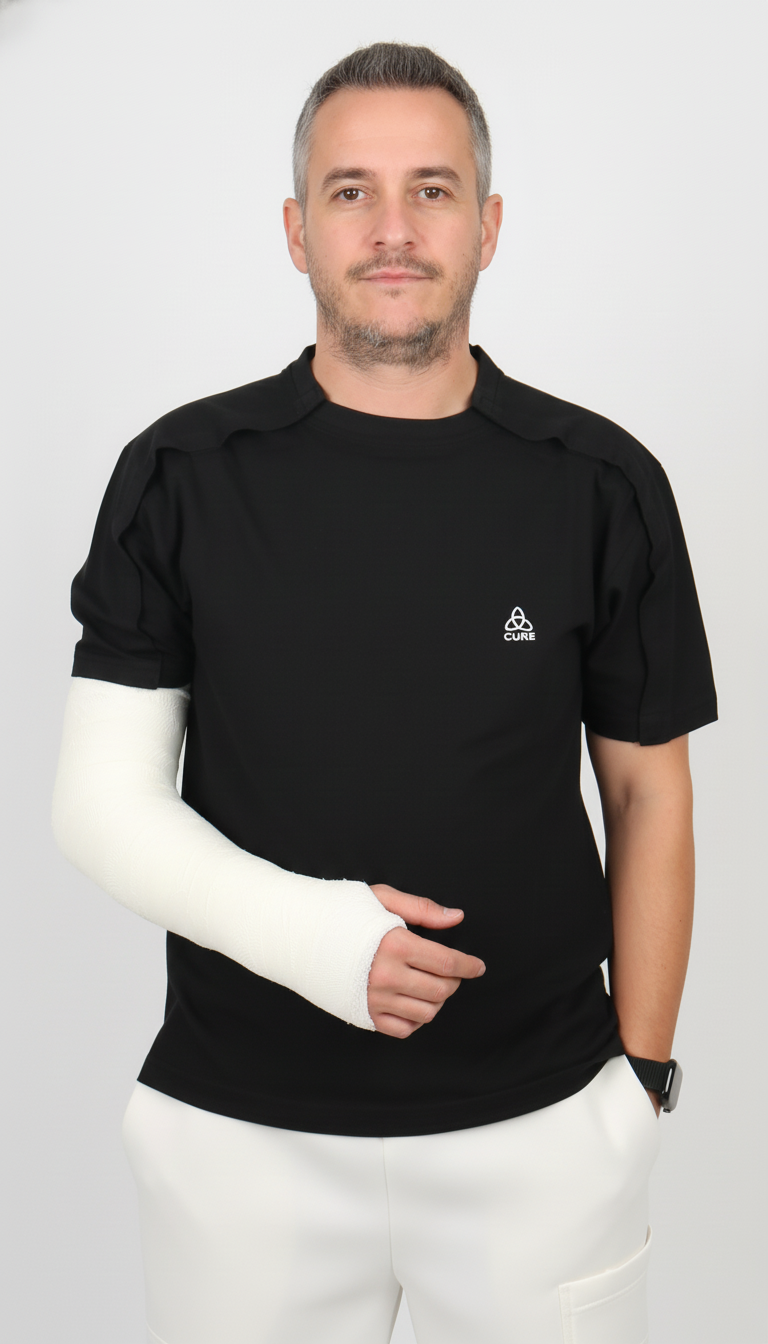 Cure Adaptive Short-Sleeved Fractured Arm - Orthopedic Treatment Garment