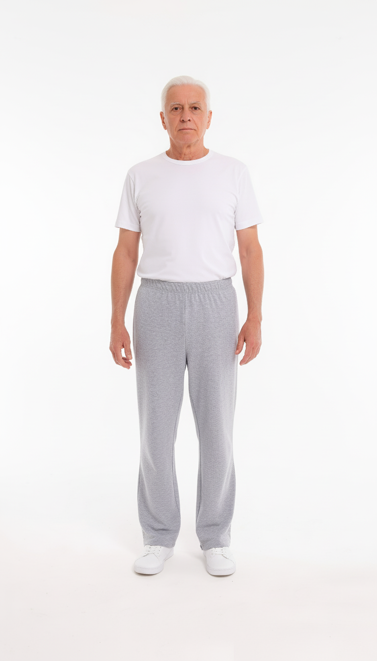 Cure Adaptive Bedridden Patient Care Treatment Pants - with Zipper