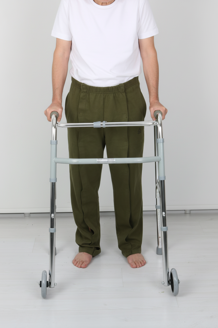 Cure Adaptif Yatan Hasta Bakım Tedavi Pantolonu - Cırt Cırtlı