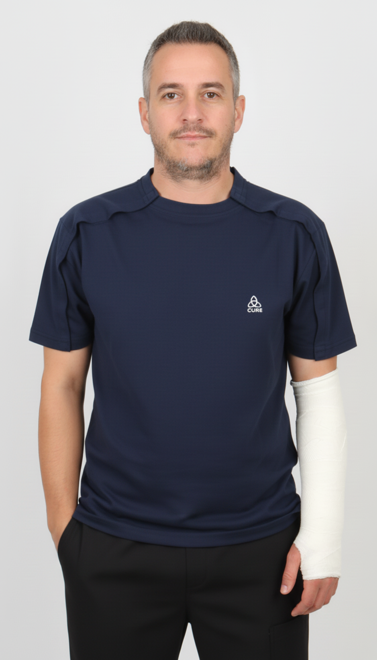 Cure Adaptive Short-Sleeved Fractured Arm - Orthopedic Treatment Garment