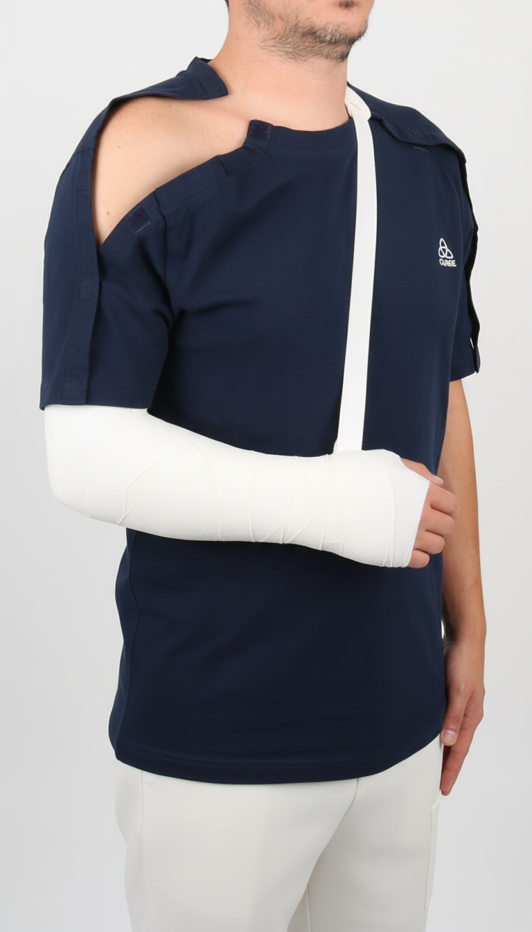 Cure Adaptive Short-Sleeved Fractured Arm - Orthopedic Treatment Garment
