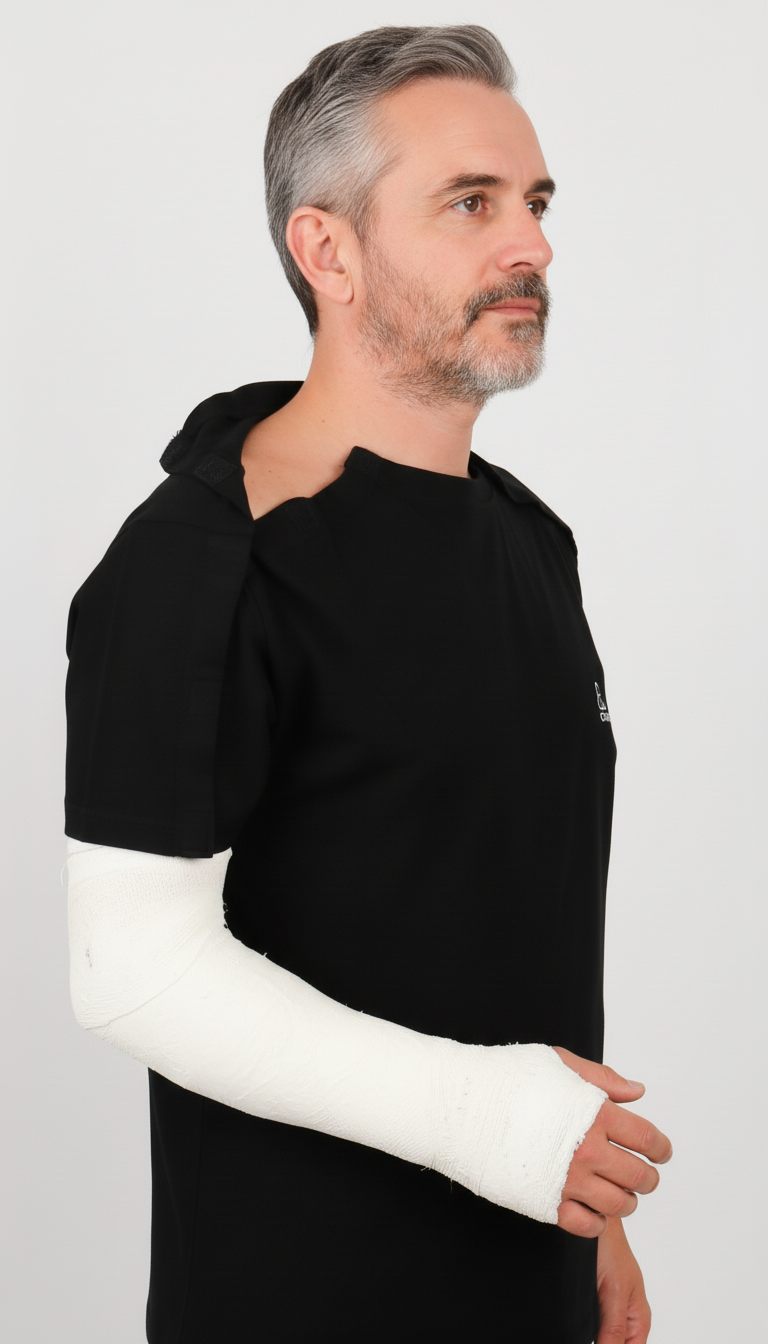 Cure Adaptive Short-Sleeved Fractured Arm - Orthopedic Treatment Garment