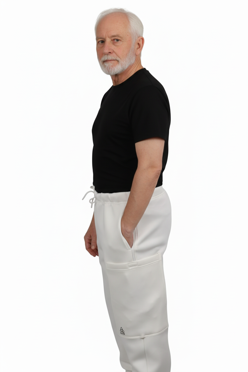 Cure Adaptive Prostate Patient Care and Treatment Pants (Scuba Fabric, Winter)