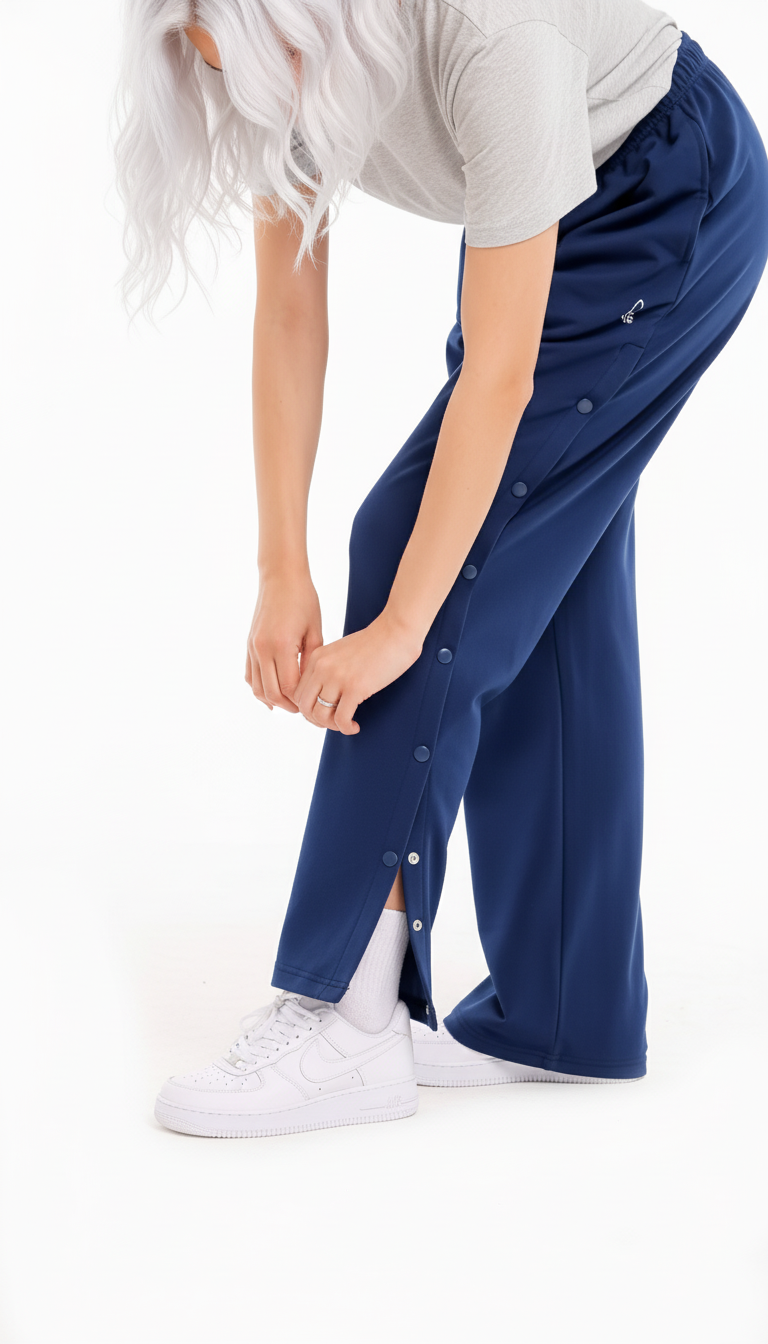 ComfortCure Adaptif Ortopedi Tedavi Ve Hasta Bakım Pantolonu - Çıtçıtlı - ORGANİK Kumaş