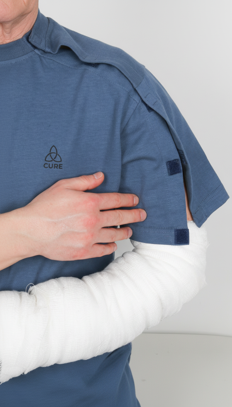 Cure Adaptive Short-Sleeved Fractured Arm - Orthopedic Treatment Garment