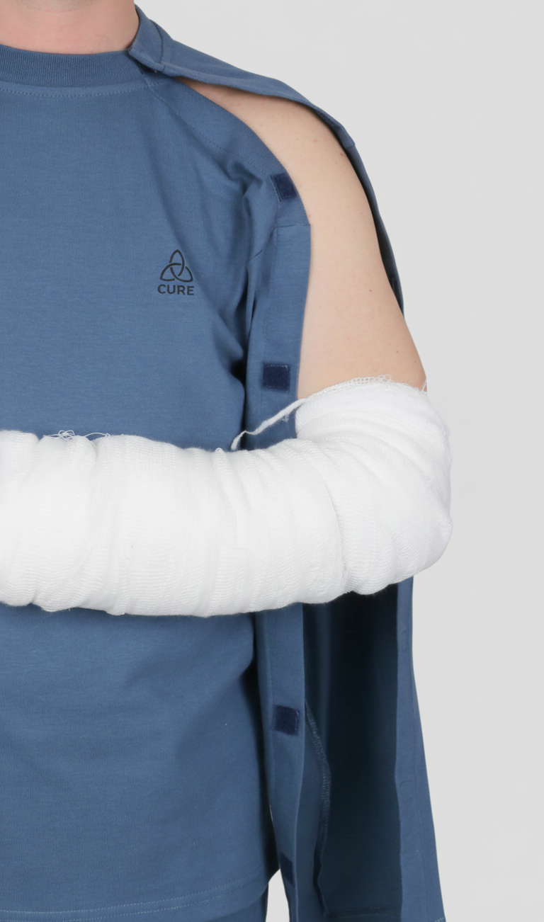 Cure Adaptive Long-Sleeve Fractured Arm - Orthopedic Treatment Garment