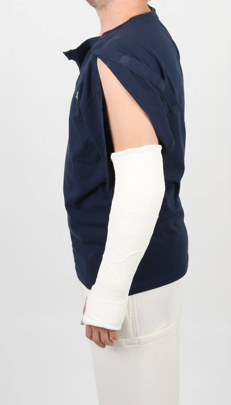 Cure Adaptive Short-Sleeved Fractured Arm - Orthopedic Treatment Garment