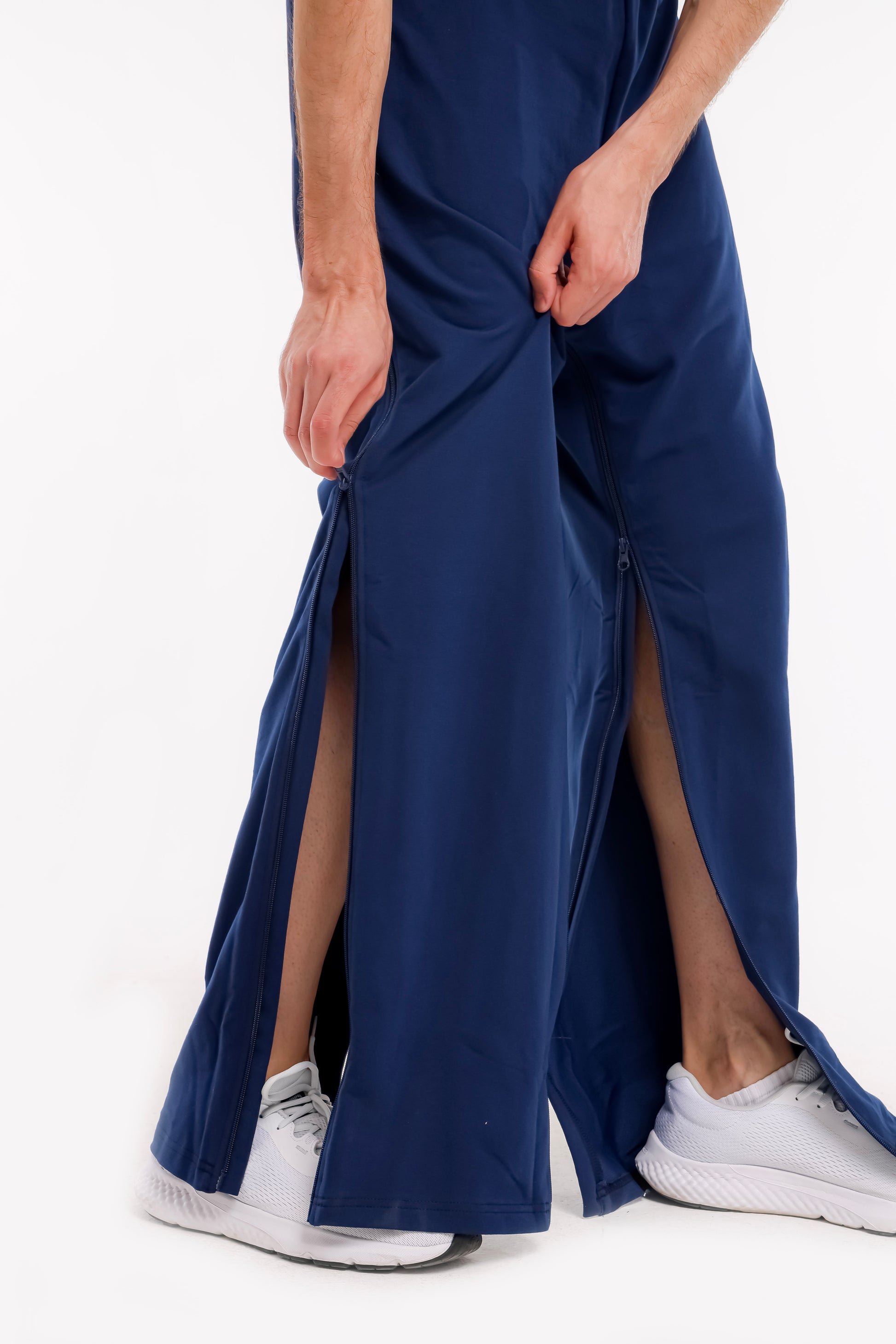 Cure Adaptive Bedridden Patient Care Treatment Pants - with Zipper