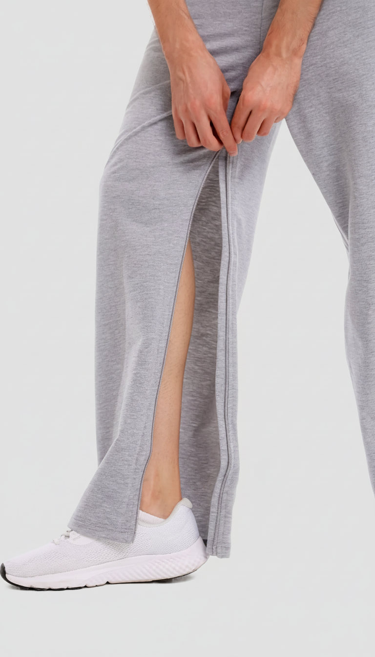 Cure Adaptive Bedridden Patient Care Treatment Pants - with Zipper