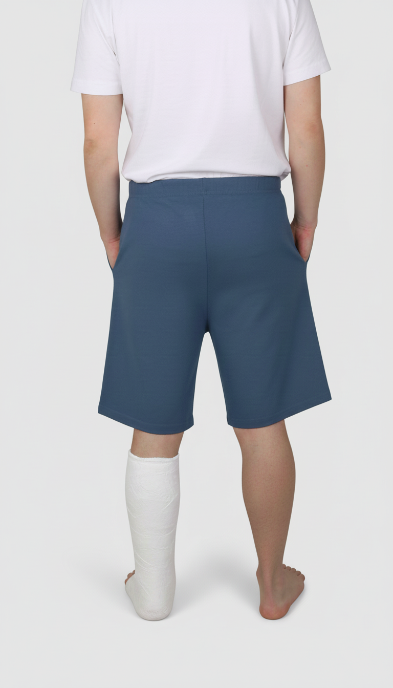 Cure Adaptive Bedridden Patient Care and Treatment Shorts - Velcro Closure