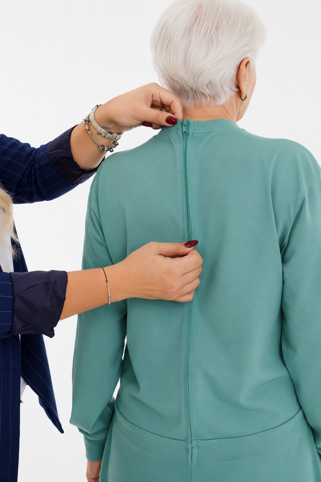 ComfortCure Adaptif Alzheimer Tedavi - Demans Bakım Tulumu - Pamuk Kumaş