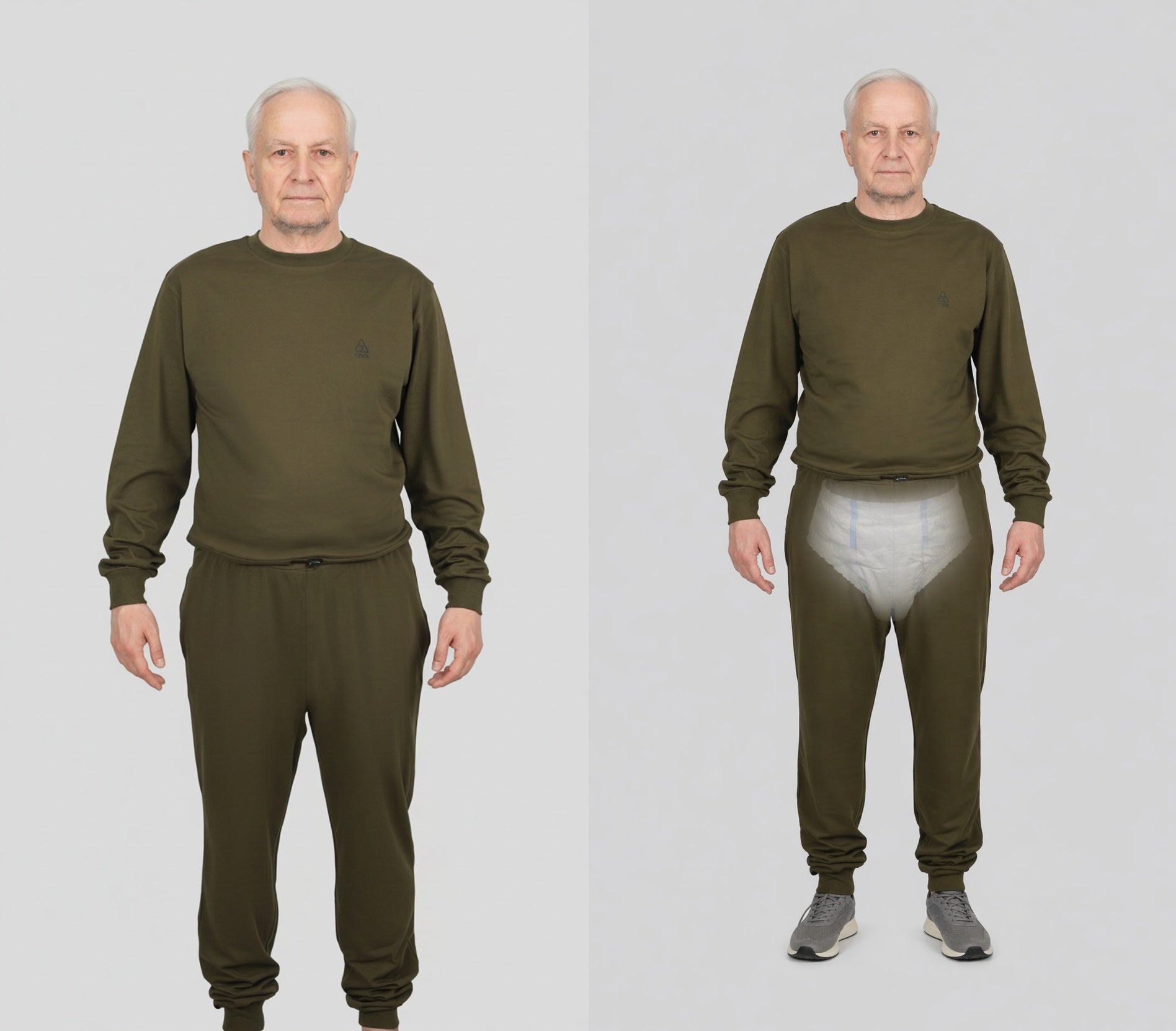 ComfortCure Adaptif Alzheimer Tedavi - Demans Bakım Tulumu - ORGANİK Kumaş