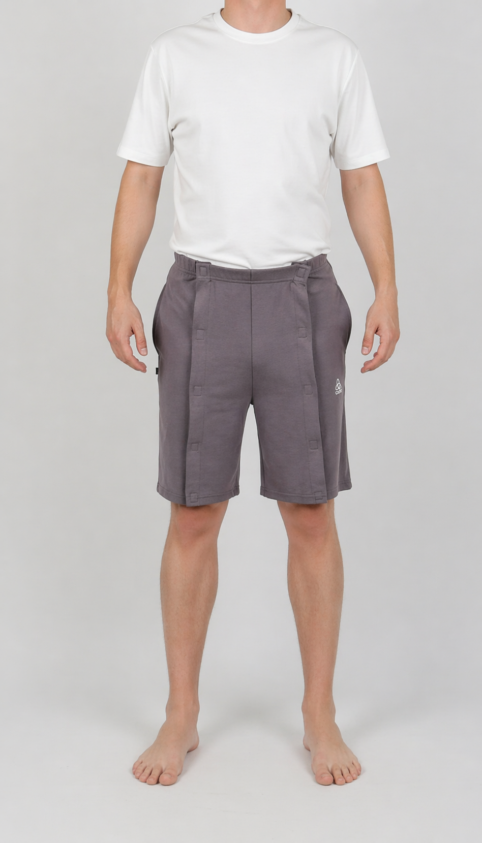 Cure Adaptive Bedridden Patient Care and Treatment Shorts - Velcro Closure