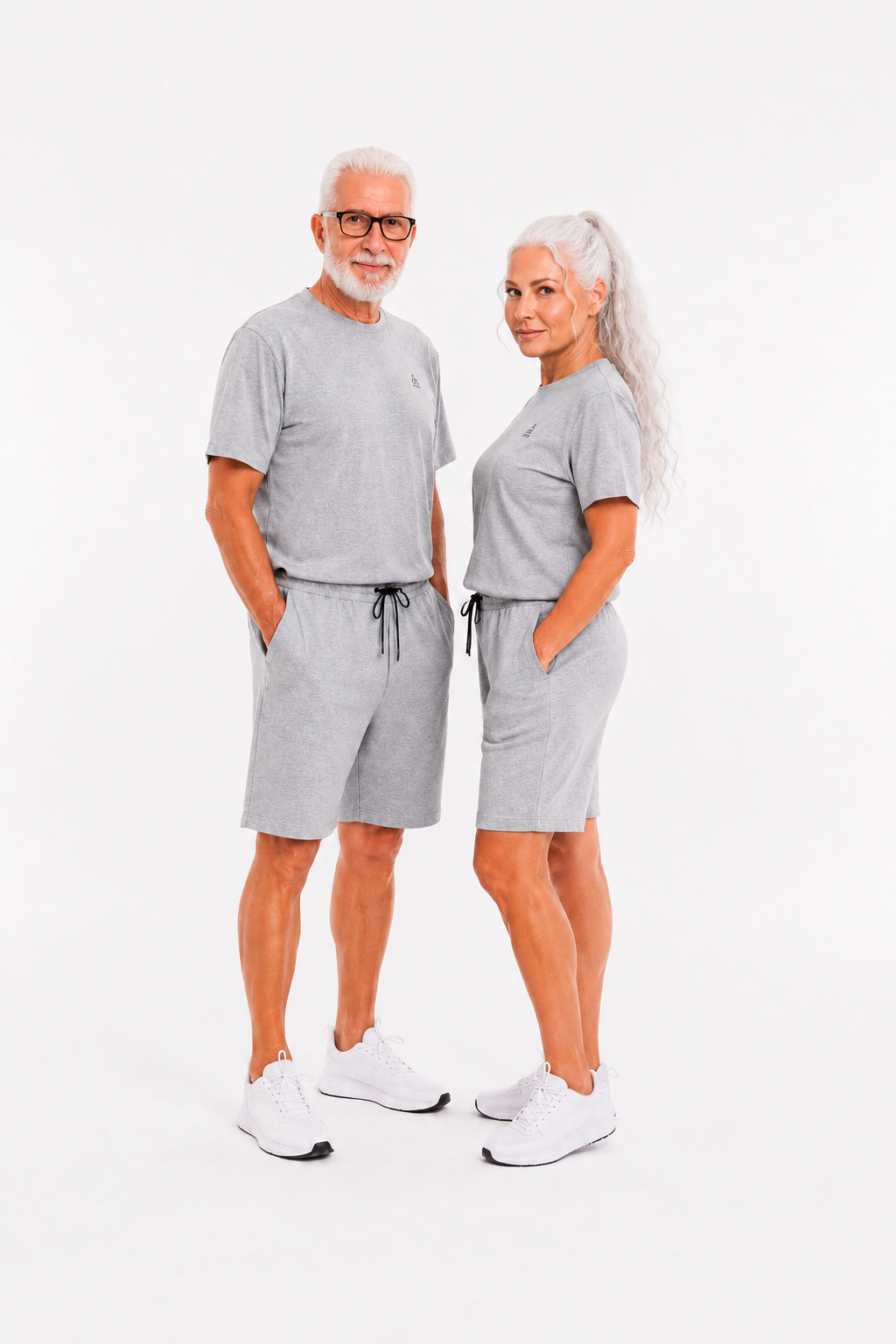 ComfortCure Adaptif Kısa Kollu Alzheimer Tedavi - Demans Bakım Tulumu - Pamuk Polyester Kumaş