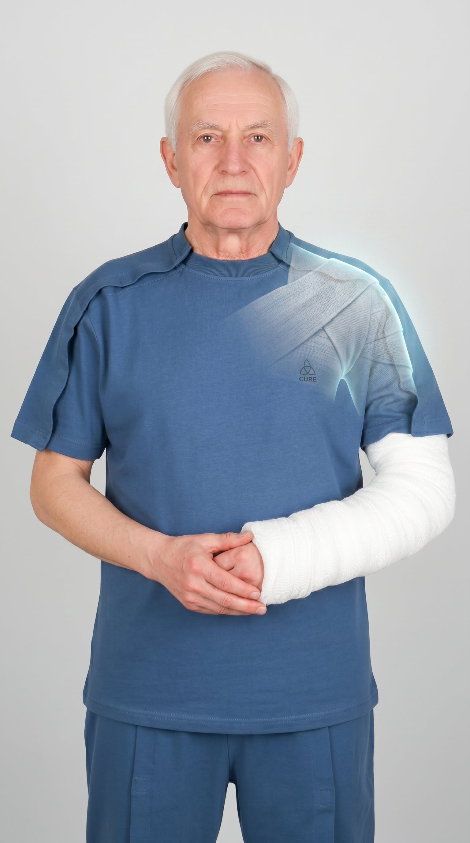 Cure Adaptive Short-Sleeved Fractured Arm - Orthopedic Treatment Garment