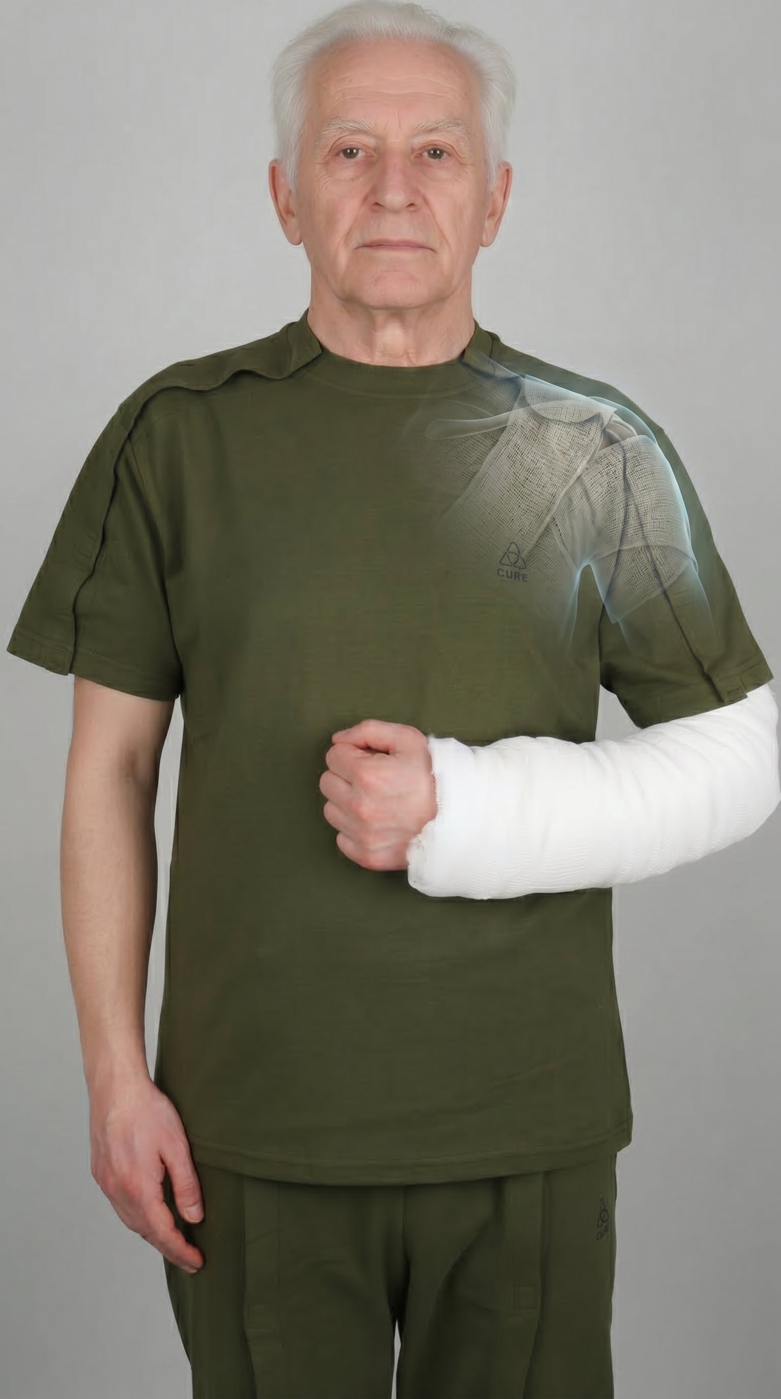 Cure Adaptive Short-Sleeved Fractured Arm - Orthopedic Treatment Garment