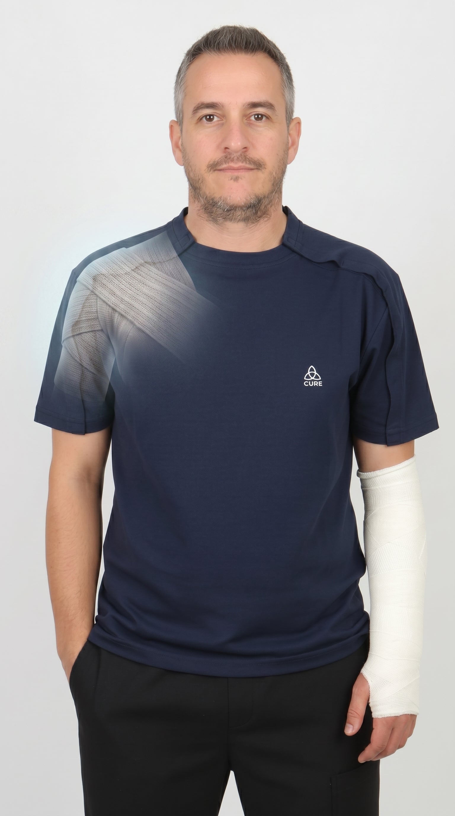 Cure Adaptive Short-Sleeved Fractured Arm - Orthopedic Treatment Garment