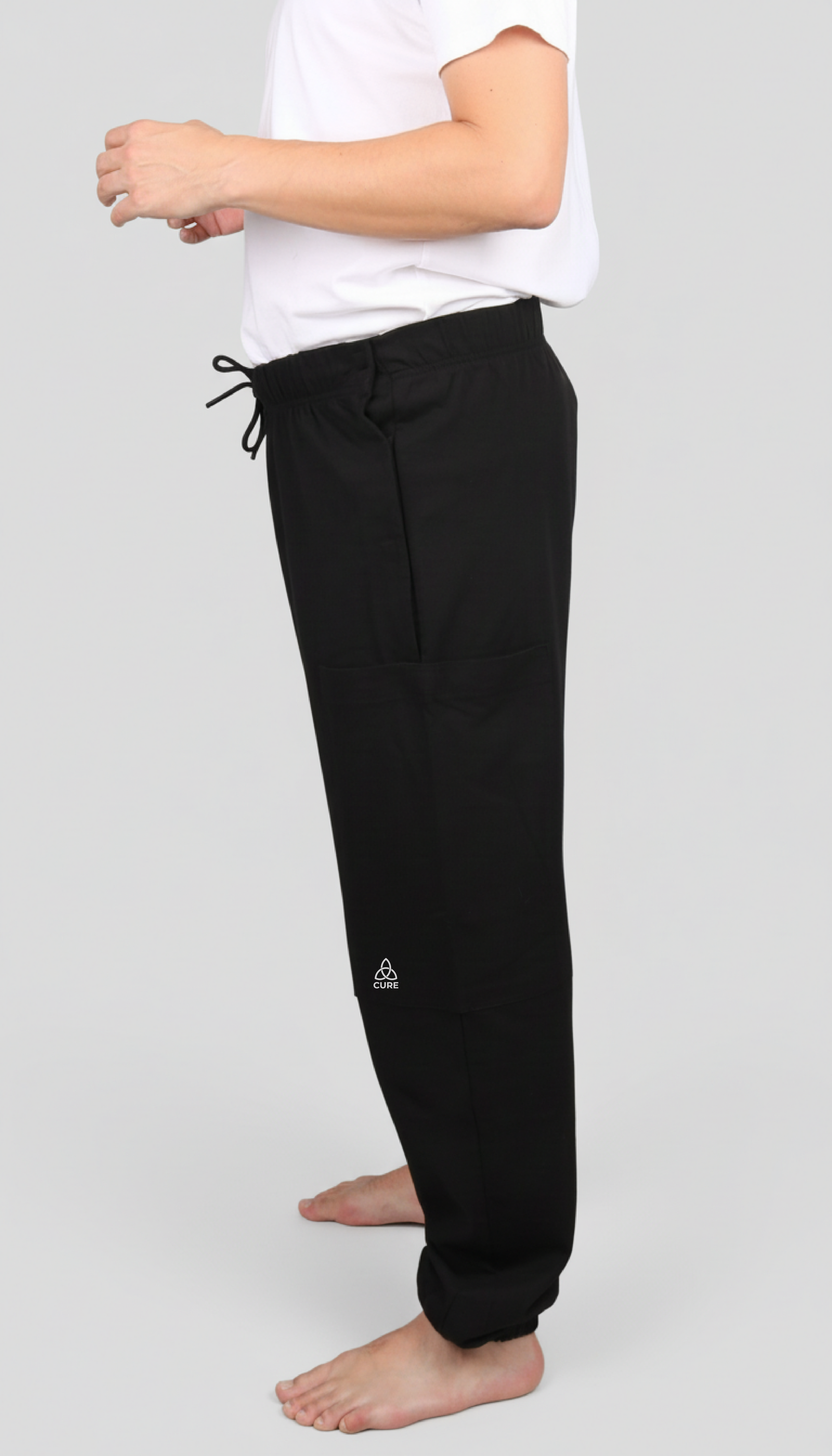 Cure Adaptive Prostate Patient Care and Treatment Pants (Scuba Fabric, Winter)