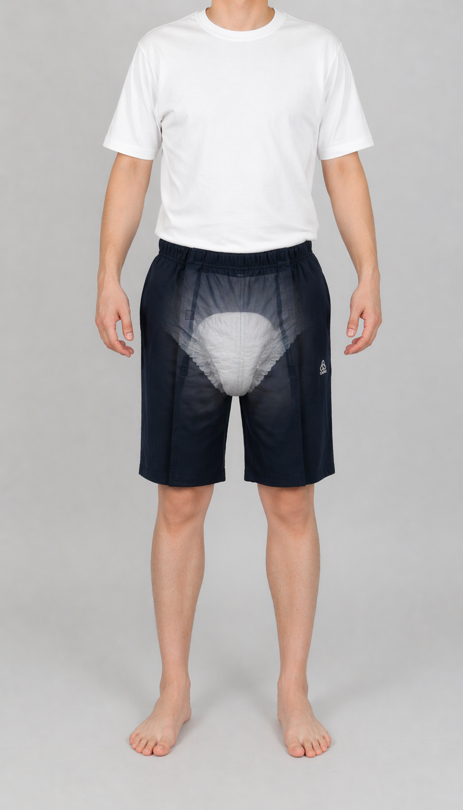 Cure Adaptive Bedridden Patient Care and Treatment Shorts - Velcro Closure