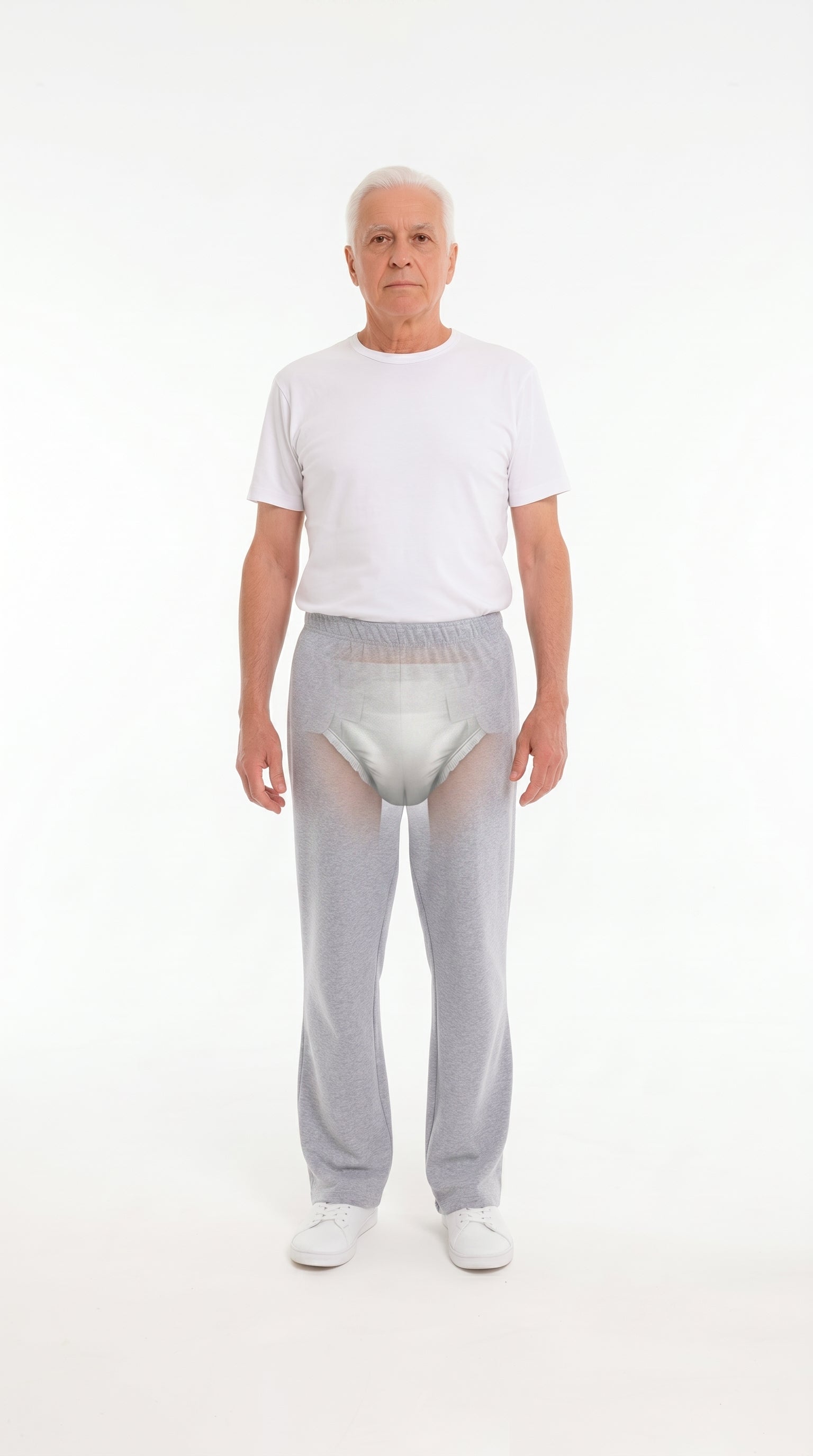Cure Adaptive Bedridden Patient Care Treatment Pants - with Zipper