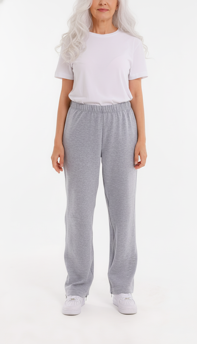 Cure Adaptive Bedridden Patient Care Treatment Pants - with Zipper